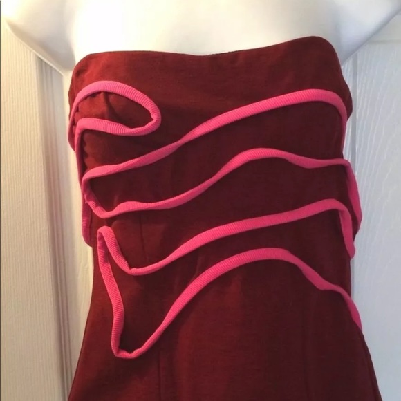 CAMILLA & MARC Valentina Bustier Strapless Tube Top Shirt Blouse Textured Knit - Picture 6 of 9